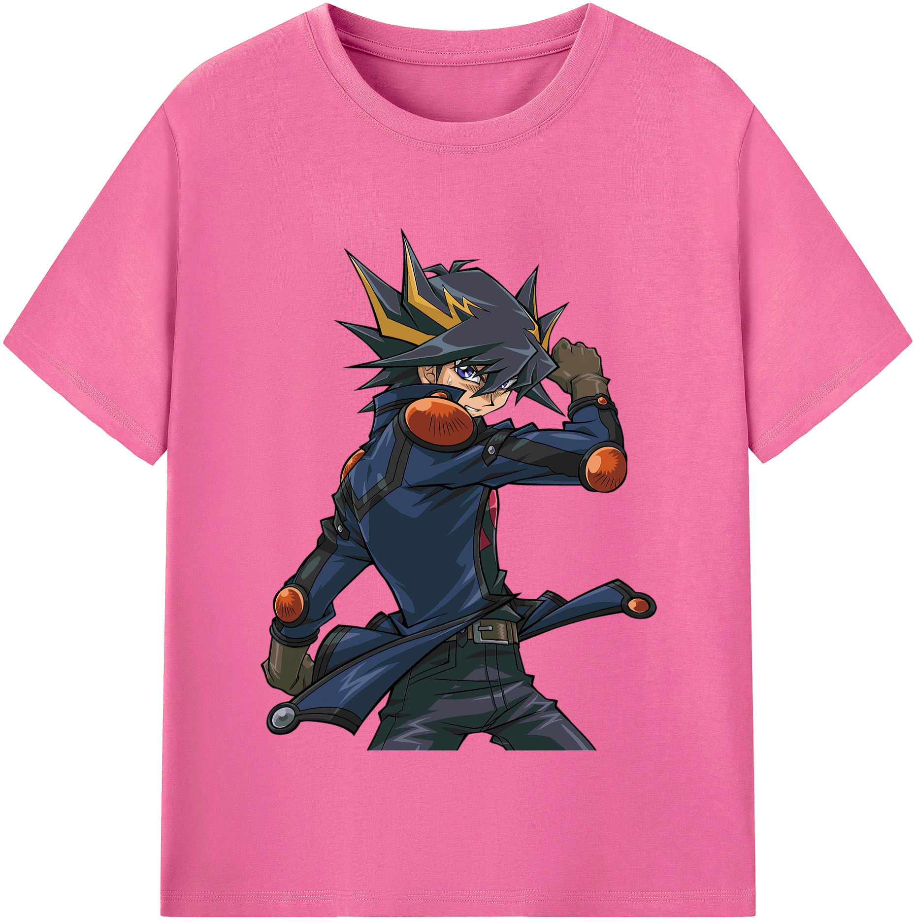 （画像用） 遊☆戯☆王 Yu-Gi-Oh! レディースカジュアルプリントTシャツ（綿100％）